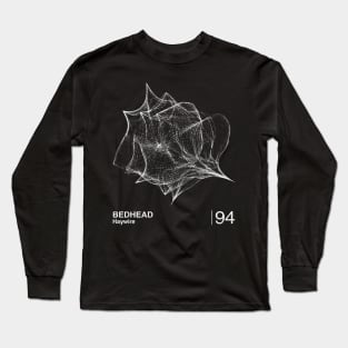 Bedhead / Minimalist Graphic Artwork Design Long Sleeve T-Shirt